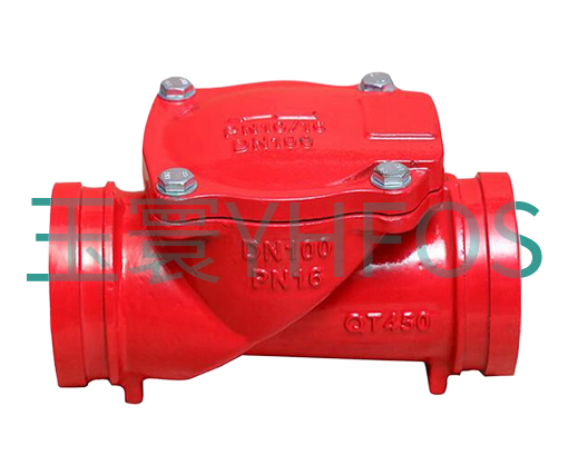 溝槽/卡箍式橡膠瓣止回閥--H84X